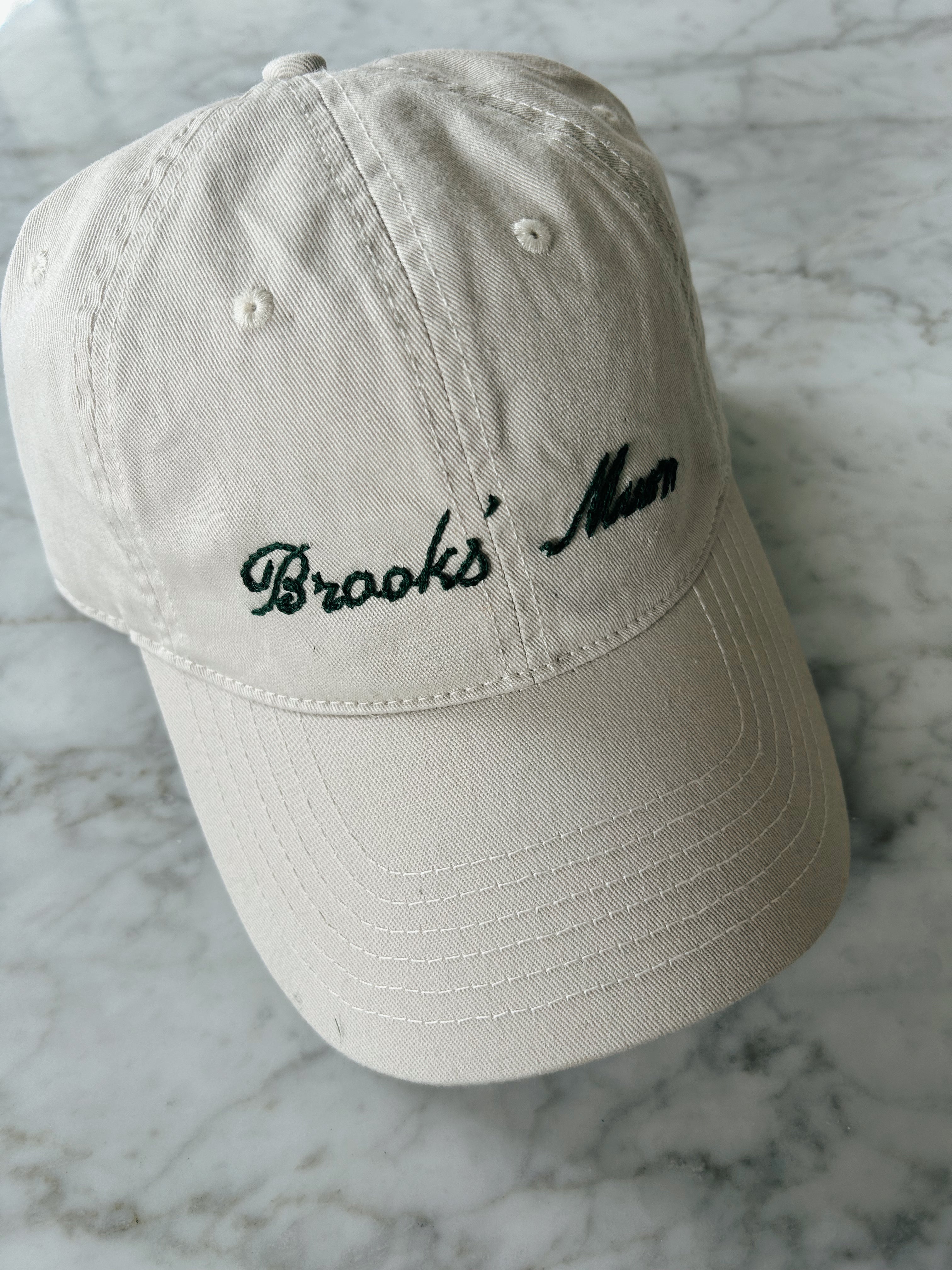 Personalised Hat - Beige
