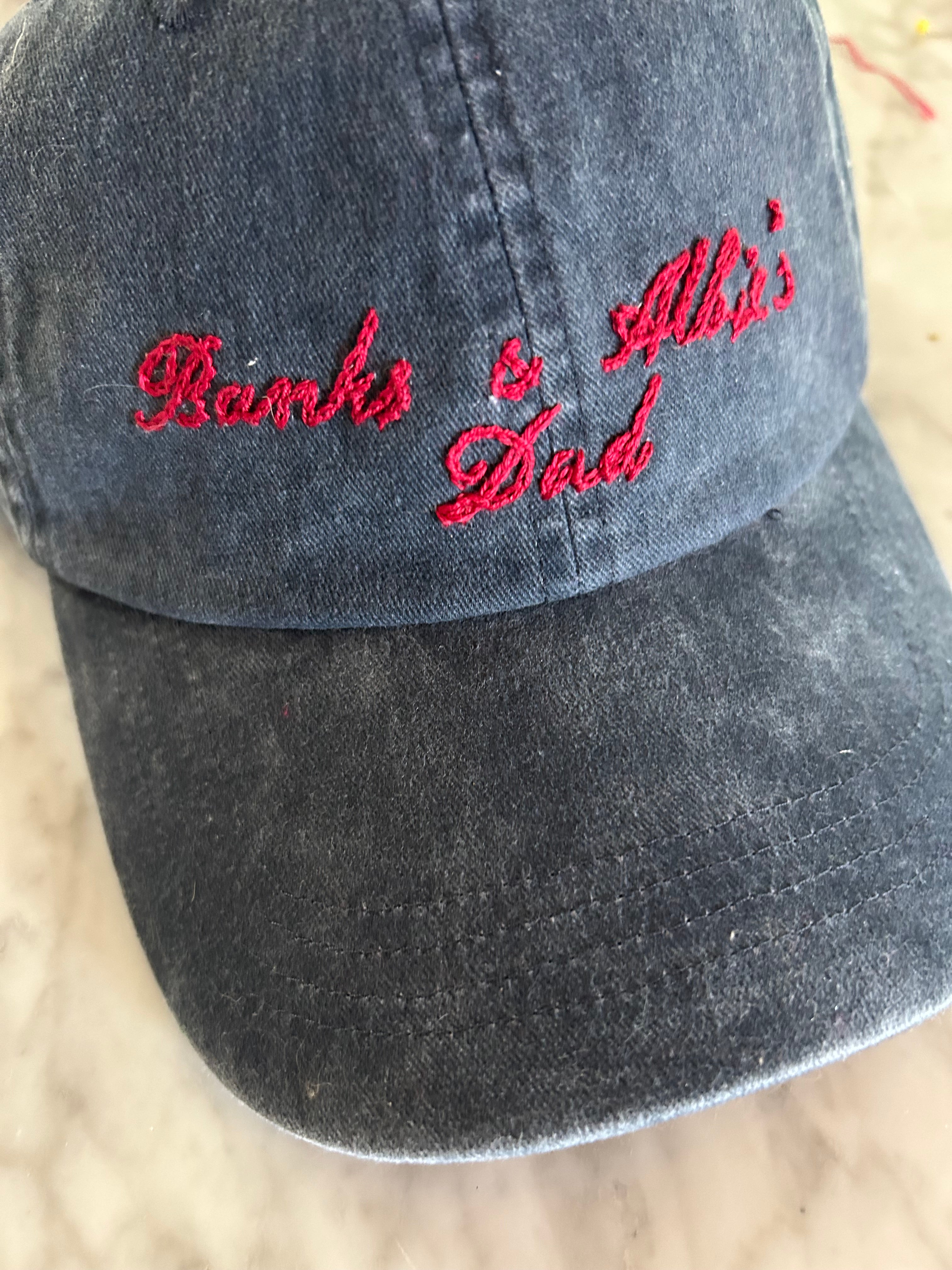 Personalised Hat - Denim
